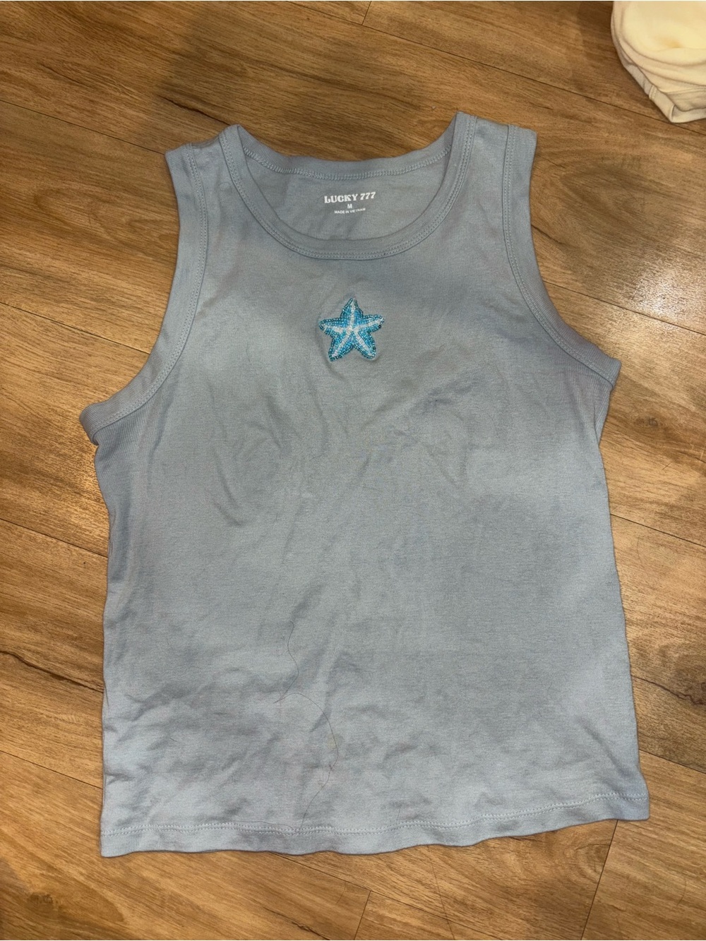 Sequin tank top